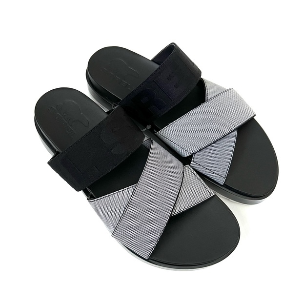 Sorel Black Roaming Slide Sandals - Picture 3 of 9